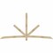 Ekena Millwork Alberta Rough Sawn Timber Gable Bracket, Douglas Fir, 108"W x 54"H x 2"D x 4"F, 12/12 Pitch GBW108X54X0204ALB00RDF - alternate 1